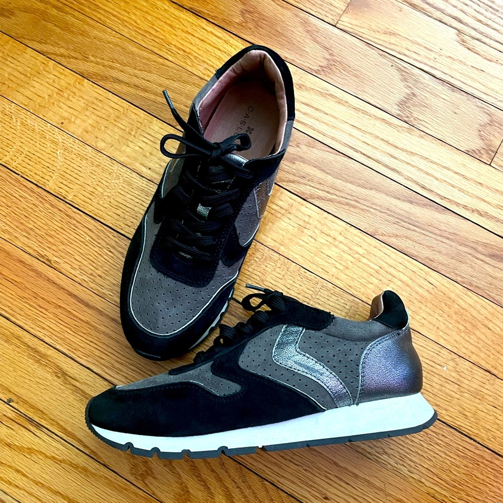Caslon Leather Trainers Leather Suede Breathable Athletic Sports Active Sneakers